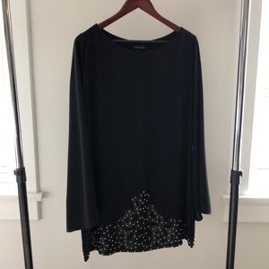 Long Sleeved Black Dress